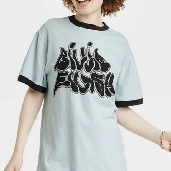 NWS Lash Music "Billie Eilish" Graphic T-Shirt Size Small - Picture 2 of 10